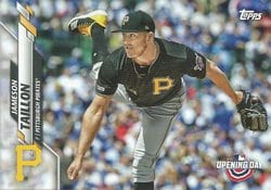 2020 Topps Opening Day Base Set Jameson Taillon #182 card