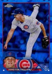 2023 Topps Chrome Sapphire Edition Base Set Jameson Taillon #384 card