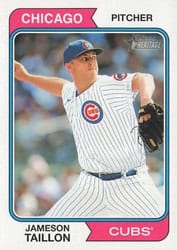 2023 Topps Heritage Base Set Jameson Taillon #398 card