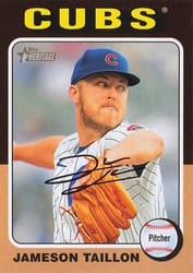 2024 Topps Heritage Base Set Jameson Taillon #37 card
