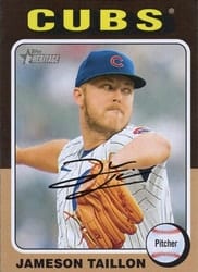 2024 Topps Heritage Mini Base Set Jameson Taillon #37 card