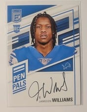 2022 Donruss Elite Pen Pals Jameson Williams #PP-JW card