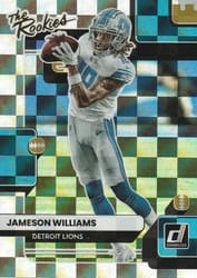 2022 Donruss The Rookies Jameson Williams #TR-8 card