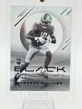 2022 Panini Black White Night Jameson Williams #WN-29 card