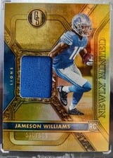 2022 Panini Gold Standard Newly Minted Memorabilia Jameson Williams #NMM-JWI card
