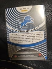 2022 Panini Illusions Rookie Vision Signatures Jameson Williams #RVS-JW card