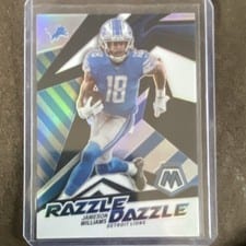 2022 Panini Mosaic Razzle Dazzle Jameson Williams #RD-28 card