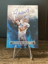 2022 Panini Origins Rookie Autographs Jameson Williams #RAU-JWI card