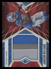 2022 Panini Phoenix Rookie Jumbo Memorabilia Jameson Williams #RJM-8 card