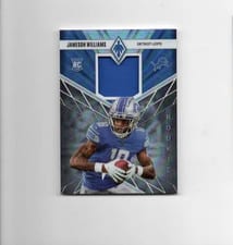 2022 Panini Phoenix Rookie Memorabilia Jameson Williams #RME-8