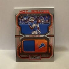 2022 Panini Playbook Hot Routes Jameson Williams #HR-23 card