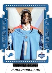 2022 Panini Rookies & Stars Draft Class Jameson Williams #DC-9 card