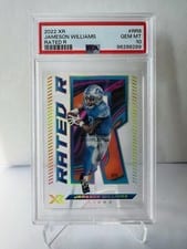 2022 Panini XR Rated R Jameson Williams #RR-8 card