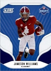 2022 Score NFL Draft Jameson Williams #D9 card