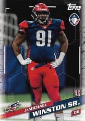 2019 Topps AAF Base Set JaMichael Winston Sr #51 card