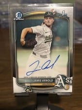 2025 Bowman Draft Chrome Prospect Autographs Jamie Arnold #CPA-JA card