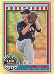 2025 Panini Stars & Stripes Base Set Jamie Arnold #39 card