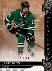 2019-20 Upper Deck Artifacts Base Set Jamie Benn #134 card
