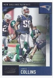 2020 Score Base Set Jamie Collins #27 card