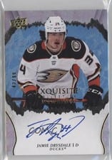 2021-22 Upper Deck Ice Exquisite Collection Rookie Signatures Jamie Drysdale #R-DR card
