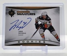 2021-22 Upper Deck Ultimate Collection 2000-01 Ultimate Signatures Retro Jamie Drysdale #USR-JD card