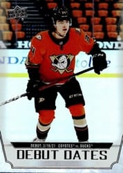 2022-23 Upper Deck Debut Dates Jamie Drysdale #DD-5 card