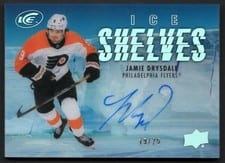 2024-25 Upper Deck Ice Ice Shelves Auto Jamie Drysdale #IS-8 card