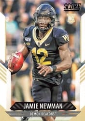 2021 Score Base Set Jamie Newman #307 card