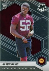 2021 Panini Mosaic Base Set Jamin Davis #364 card
