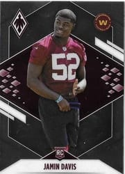 2021 Panini Phoenix Base Set Jamin Davis #149 card