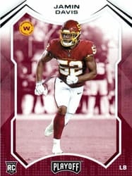2021 Panini Playoff Base Set Jamin Davis #247 card