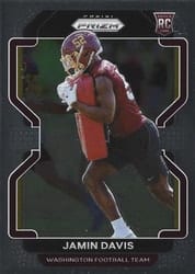 2021 Panini Prizm Base Set Jamin Davis #383 card