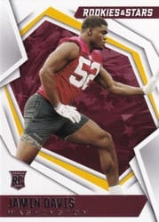 2021 Panini Rookies & Stars Base Set Jamin Davis #179 card