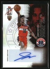 2025-26 Topps Signature Class Rookie Class Chrome Autographs Jamir Watkins #RCC-JW card