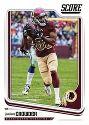 2018 Score Base Set Jamison Crowder #330 card