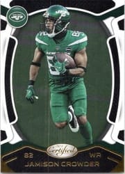 2021 Panini Certified Base Set Jamison Crowder #10 card