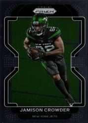 2021 Panini Prizm Base Set Jamison Crowder #86 card