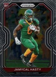 2020 Panini Prizm Base Set Jamycal Hasty #303 card