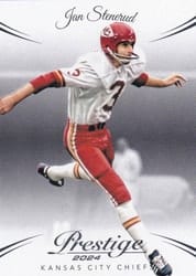 2024 Panini Prestige Base Set Jan Stenerud #153 card