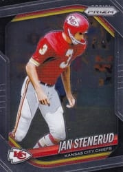2025 Panini Prizm Base Set Jan Stenerud #204 card