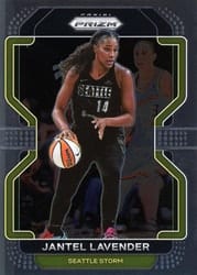 2022 Panini Prizm WNBA Base Set Jantel Lavender #17 card