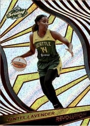 2022 Panini Revolution WNBA Base Set Jantel Lavender #55 card