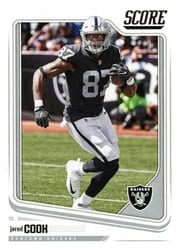 2018 Score Base Set Jared Cook #254 card
