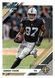 2019 Donruss Base Set Jared Cook #196 card