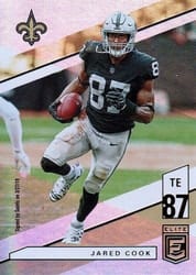 2019 Donruss Elite Base Set Jared Cook #81 card