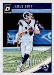 2018 Donruss Optic Base Set Jared Goff #52 card