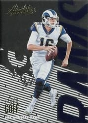 2018 Panini Absolute Base Set Jared Goff #52 card