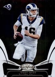 2018 Panini Certified Base Set Jared Goff #71 card