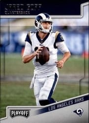 2018 Panini Playoff Base Set Jared Goff #100 card