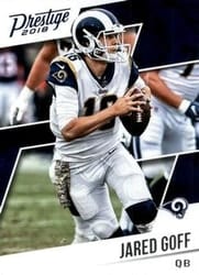 2018 Panini Prestige Base Set Jared Goff #83 card